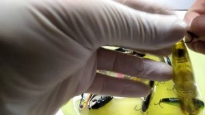 Как убрать Ржавчину с крючков на Воблере, Блесне. Лимонной Кислотой.