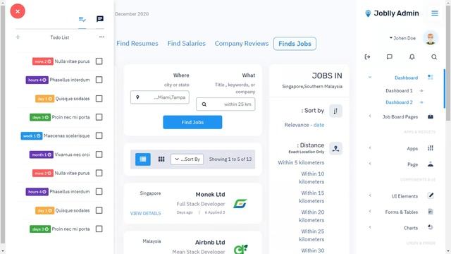 Job Board Dashboard Bootstrap 5 Admin Template with RTL Light Theme смотреть онлайн