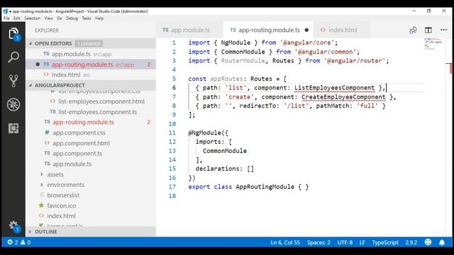 Angular 6 routing tutorial смотреть онлайн