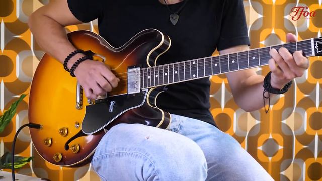 Gibson 1959 ES335 Reissue VOS Vintage Burst played by Jim Zwinselman | Demo @ TFOA смотреть онлайн