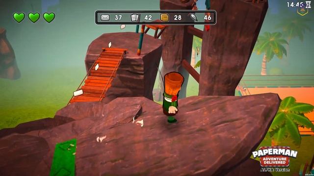 AIE AIE AIE ... | PAPERMAN ADVENTURE DELIVERED Gameplay FR смотреть онлайн