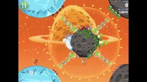 Angry Birds Space E-7 Utopia Golden Eggesteroid (Egg) #7 Walkthrough 3 star