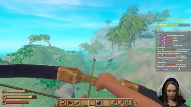 Raft ► #5. Заканчиваем с сюжетным островом, находим ламу и козу, строим загон. смотреть онлайн