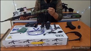 сборка, обзор, стрельба орбибольного автомата АК-47