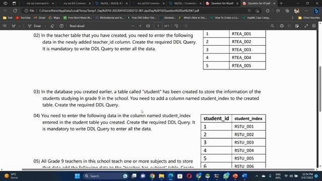 DATA BASE MANAGEMENT VIDEO 47 | JAVA INSTITUTE | SEMESTER 01 смотреть онлайн