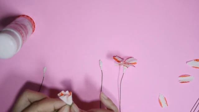 Paper flowers tutorial: Candy Cane Verbena смотреть онлайн
