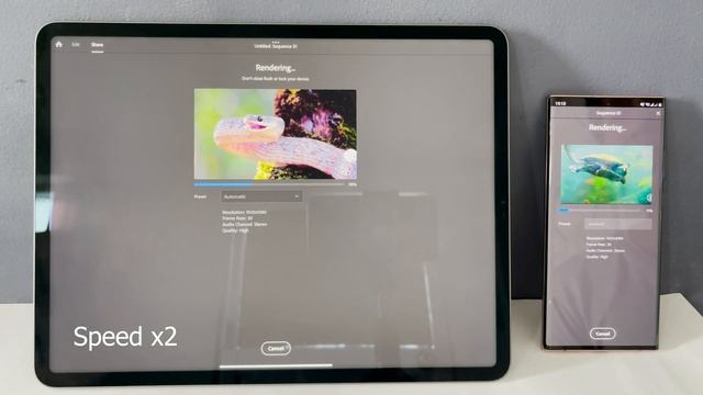 iPad Pro M1 (12.9") Premiere Render VS Samsung Note 20 Ultra смотреть онлайн