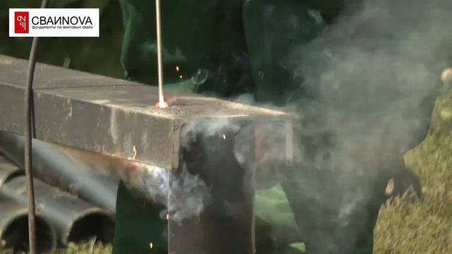 гараж на винтовых сваях