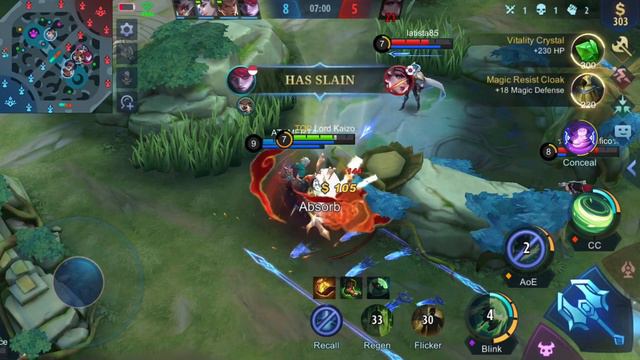 Mobile legend - Akai ( Akazonae samurai ) Review смотреть онлайн