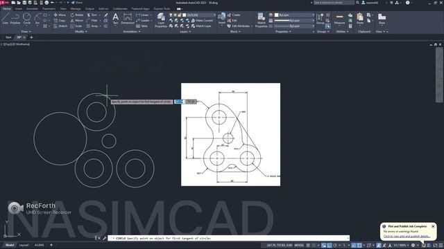 2D AutoCAD Exercise - 24 смотреть онлайн