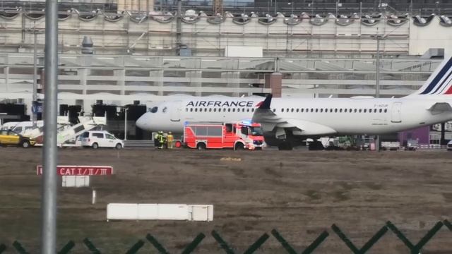 Sicherheitslandung AF1435 Air France A220 (F-HZUP) Frankfurt Airport 23.01.2024 смотреть онлайн