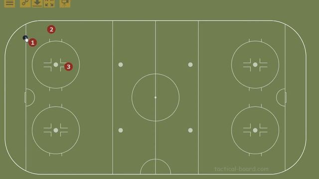 Правило хоккея: смена мест нападающих, разрыв обороны. Часть 2 смотреть онлайн