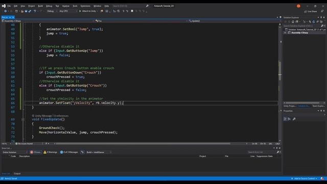 Unity 2D Platformer Tutorial 6 - How To Add Jump And Falling Animations To 2D Character Controller смотреть онлайн
