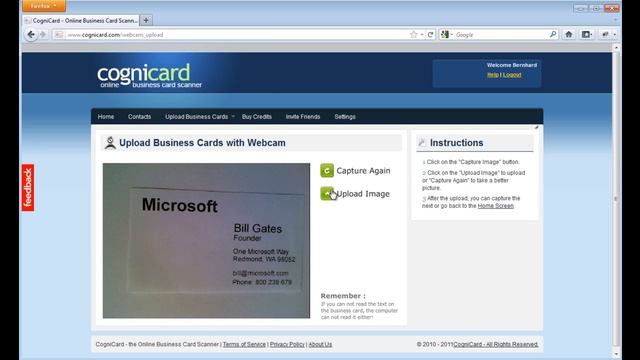 CogniCard - Online Business Card Scanner смотреть онлайн