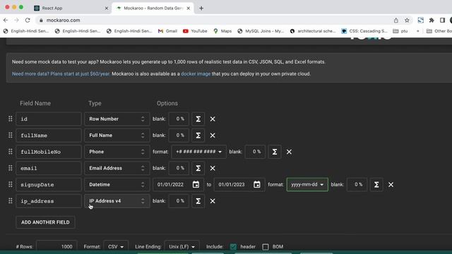 Setting up mock data for table and pagination, React pagination part 3 смотреть онлайн