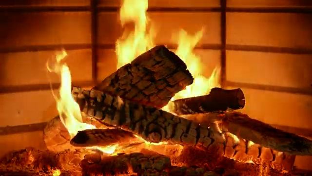 ? Winter Fireplace 4K (12 HOURS). Cozy Fireplace Sounds. Relaxing Fireplace With Burning Logs
