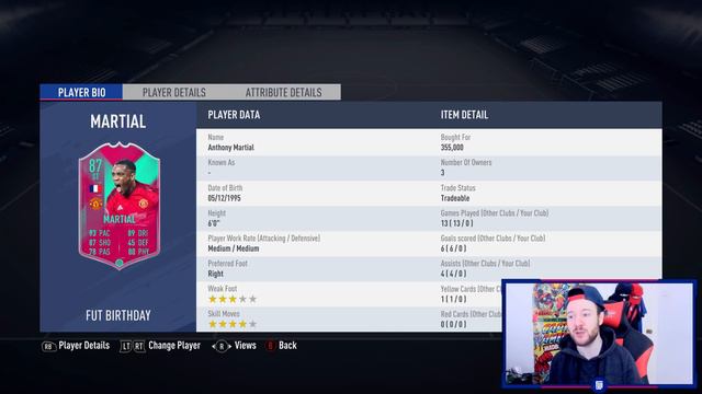FUT BIRTHDAY MARTIAL!!!! ULTIMATE RTG - #102 - FIFA 19 Ultimate Team смотреть онлайн