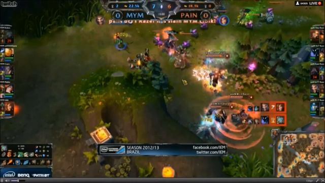 {HD} [LOL] IEM Brazil 2013 Pain vs. MYM - GrA R2.2 смотреть онлайн