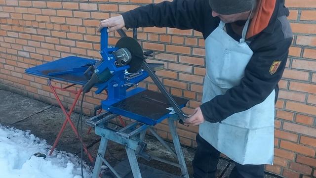 Стойка для болгарки 230, установка болгарки и правильная юстировка. смотреть онлайн
