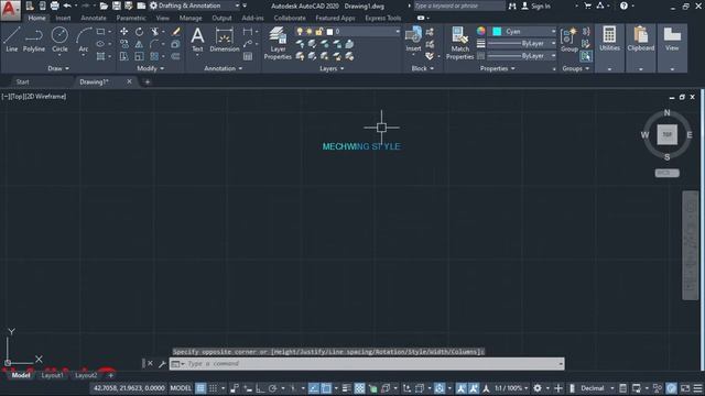 Text, Text Style, MText in AutoCAD||AutoCAD Class 30 смотреть онлайн