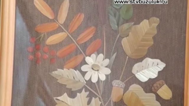 Аппликации из соломки