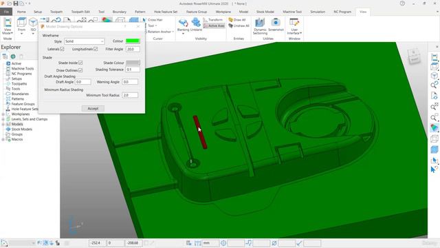 003 Draft Angle Shading , Minimum Radius Shading & Measure