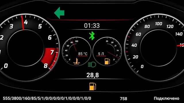 Приборная панель на Android для Daewoo Matiz смотреть онлайн