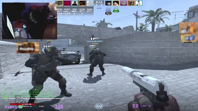 ЭМОКИД ИГРАЕТ ПРОТИВ ПРО ИГРОКА В КС 2 | EM0K1D2007 VS FACECRACK CS2 смотреть онлайн