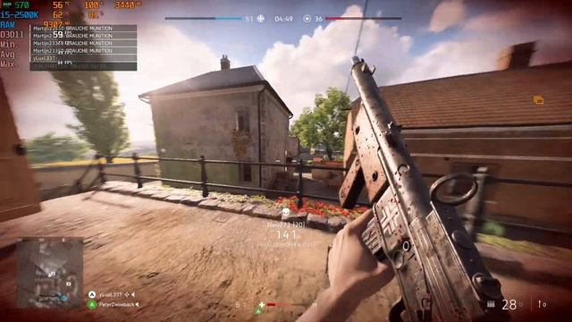 Battlefield 5: Ultra Settings (i5-2500K OC, 16 GB RAM, RX 570) смотреть онлайн