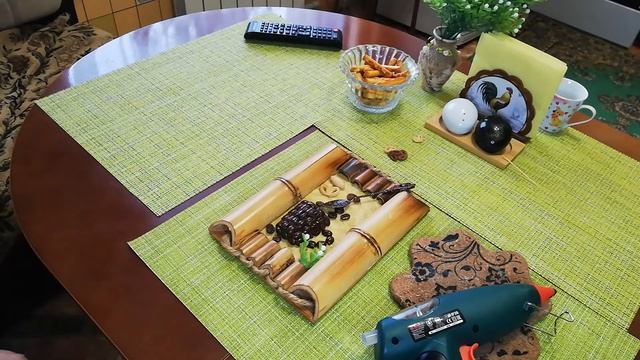 Картина-панно из кофейных зерен моими ручками МК смотреть онлайн