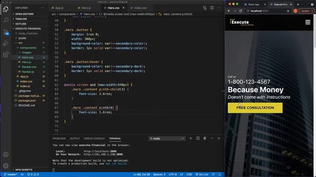 React Website Beginner Tutorial - Fully Responsive React JS App смотреть онлайн