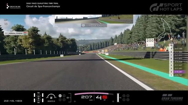 GT Sport World Record // Spa-Francorchamps (Gr.3; BoP On; Racing Hard) смотреть онлайн