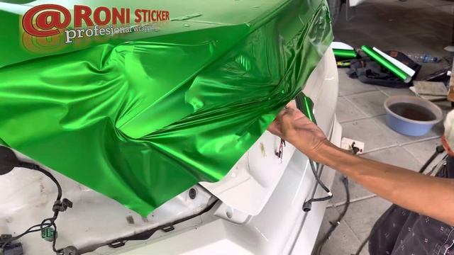 civic turbo kelihatan lebih mewah, di baluti sticker hijau metalic doff смотреть онлайн