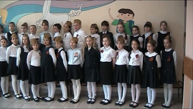 Акция - флешмоб "С песней к Победе!". ГБОУ Школа № 1466 смотреть онлайн