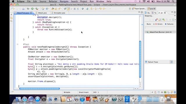 Padding Oracle demo from OP-KoKo 2011 смотреть онлайн