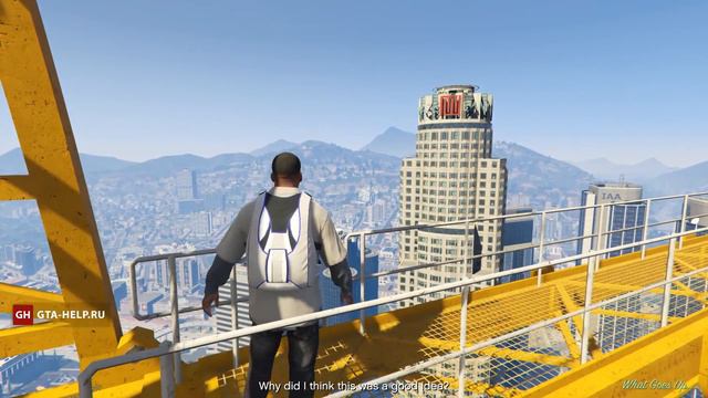 Что поднимается вверх — прыжок с парашютом в GTA 5 смотреть онлайн
