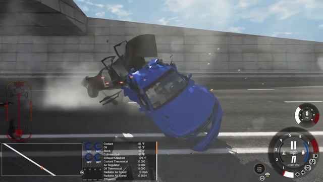 B5 S4 vs Suburban CRASH!! @160 MPH!!! Rear Ended!!! simulation on Beam.ng drive смотреть онлайн