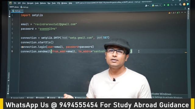 PYTHON | Python Program - Sending Mails | Part 1 | Ravindrababu Ravula смотреть онлайн