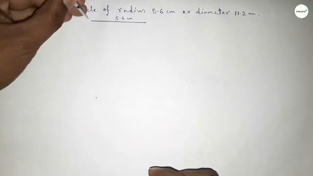 How to draw a circle of radius 5.6 cm using compass. shsirclasses. смотреть онлайн