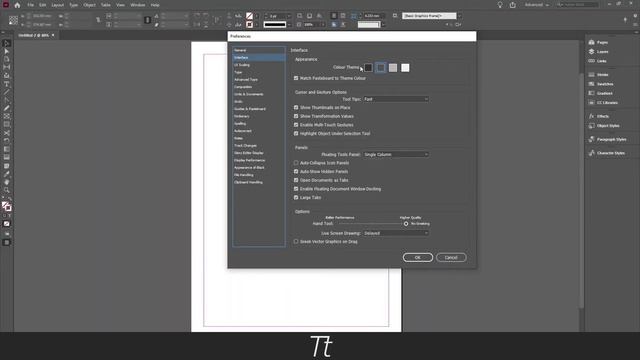 How To Change The Interface Appearance Color Theme in InDesign смотреть онлайн
