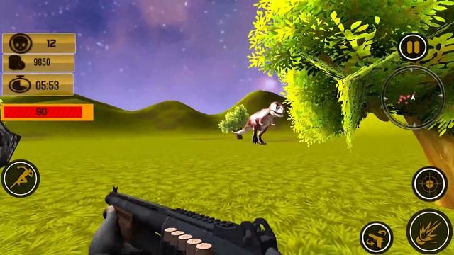 Dino Hunter Games 2021 - Dinosaur Hunter Jungle Safari Free Android Gameplay #5 смотреть онлайн