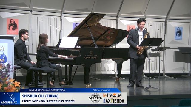 Shishuo Cui (China) - Lamento et Rondó by Pierre Sancan (Dinant 2019) смотреть онлайн