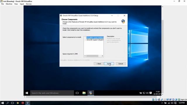 Installing Virtual Box Guest Additions смотреть онлайн