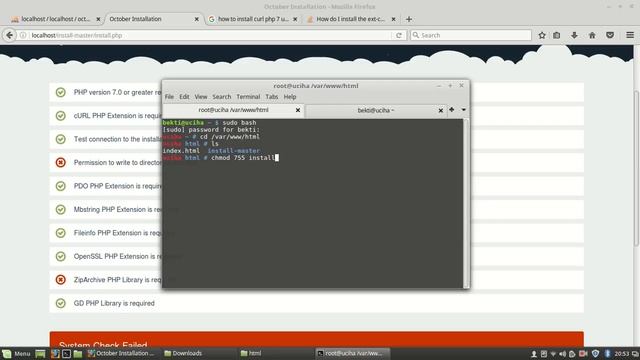 CARA INSTALL OCTOBER CMS DI UBUNTU 16.04 XENIAL смотреть онлайн