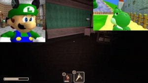 Luigi Plays ROBLOX DOORS with Yoshi!!!