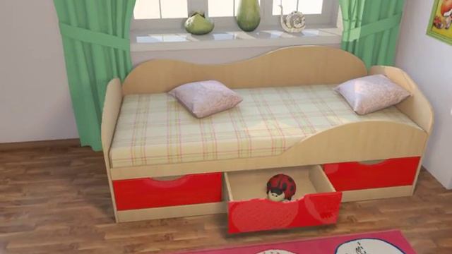 3d max кровать детская смотреть онлайн