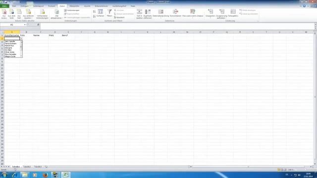 Excel 2010 als Datenbank benutzen Teil 1 смотреть онлайн