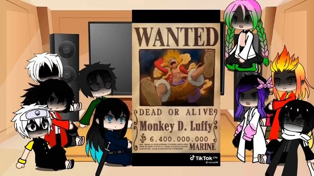 hashira react to One Piece part1/?? luffy /boa hancok #gachaclub смотреть онлайн