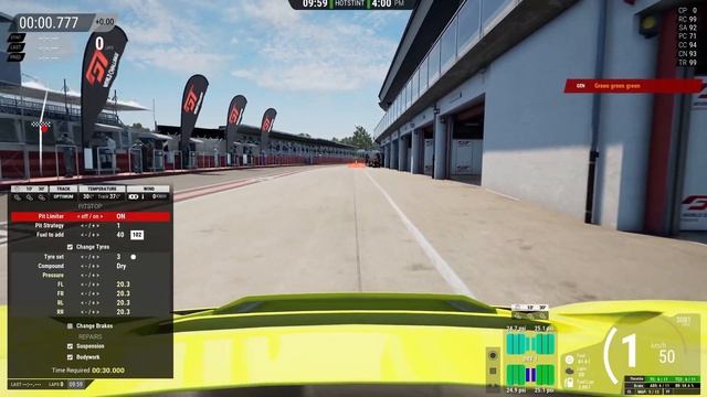Как проводить быстрый "читерский" пит стоп в Assetto Corsa Competizione смотреть онлайн