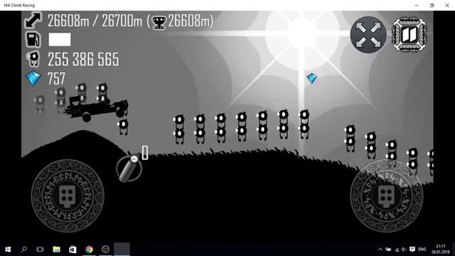 Hill Climb Racing: Ragnarok on Ambulance 36k смотреть онлайн